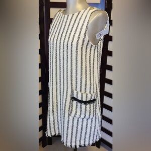 Zara TRF Collection White and Black Dress